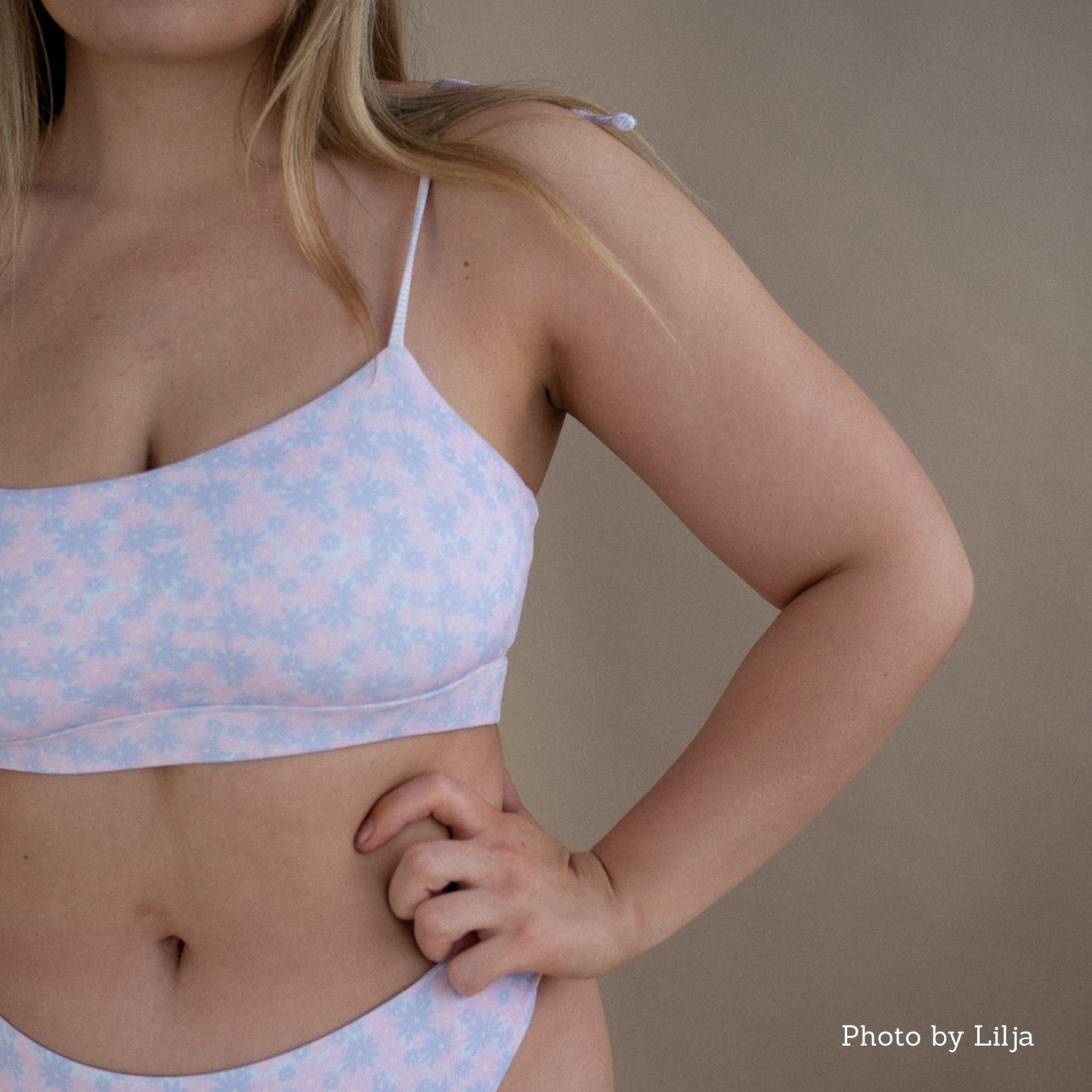 Ribbed Tie Top Lila